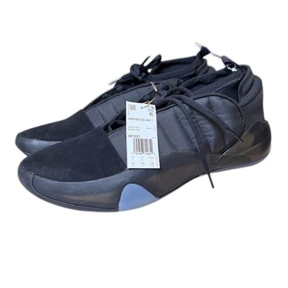 NWT Adidas Harden Volume 7 Basketball Shoes Core Black HP3021 Men's Size 18 - Picture 1 of 14